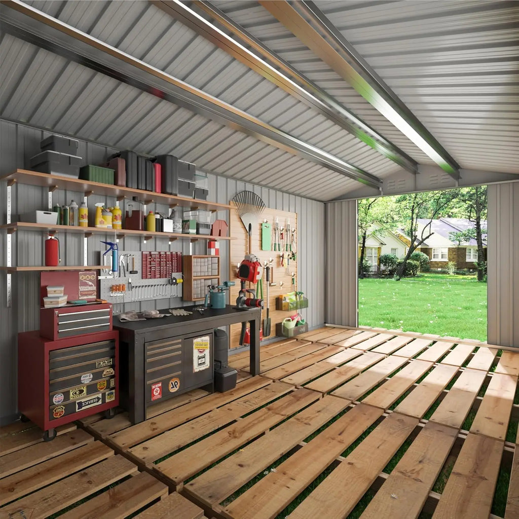 12x18FT  Metal Storage Shed