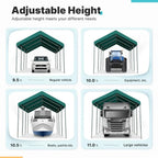 10x20 ft Heavy Duty Carport Canopy