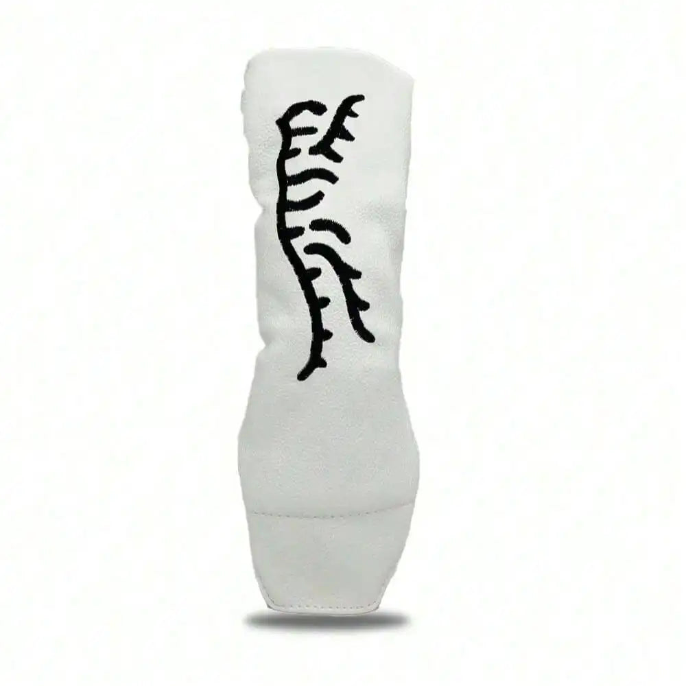 White Abstract Tiger Golf Club Head Covers