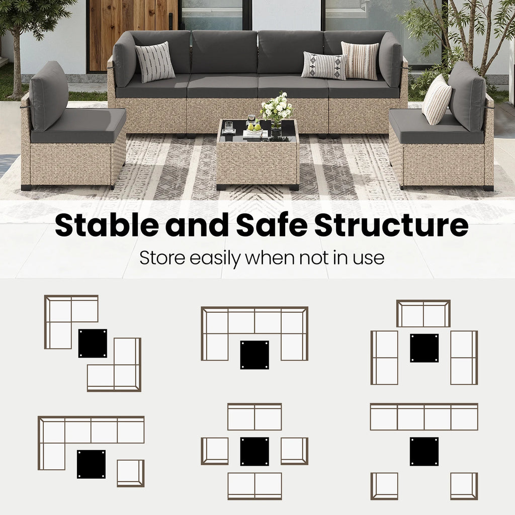 7-Piece Patio Furniture Set