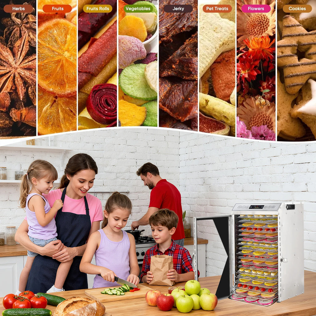 18 Tray Stainless Steel Food Dehydrator