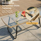 Outdoor Wicker Patio Furniture Set