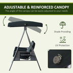 Cushioned Patio Glider Swing