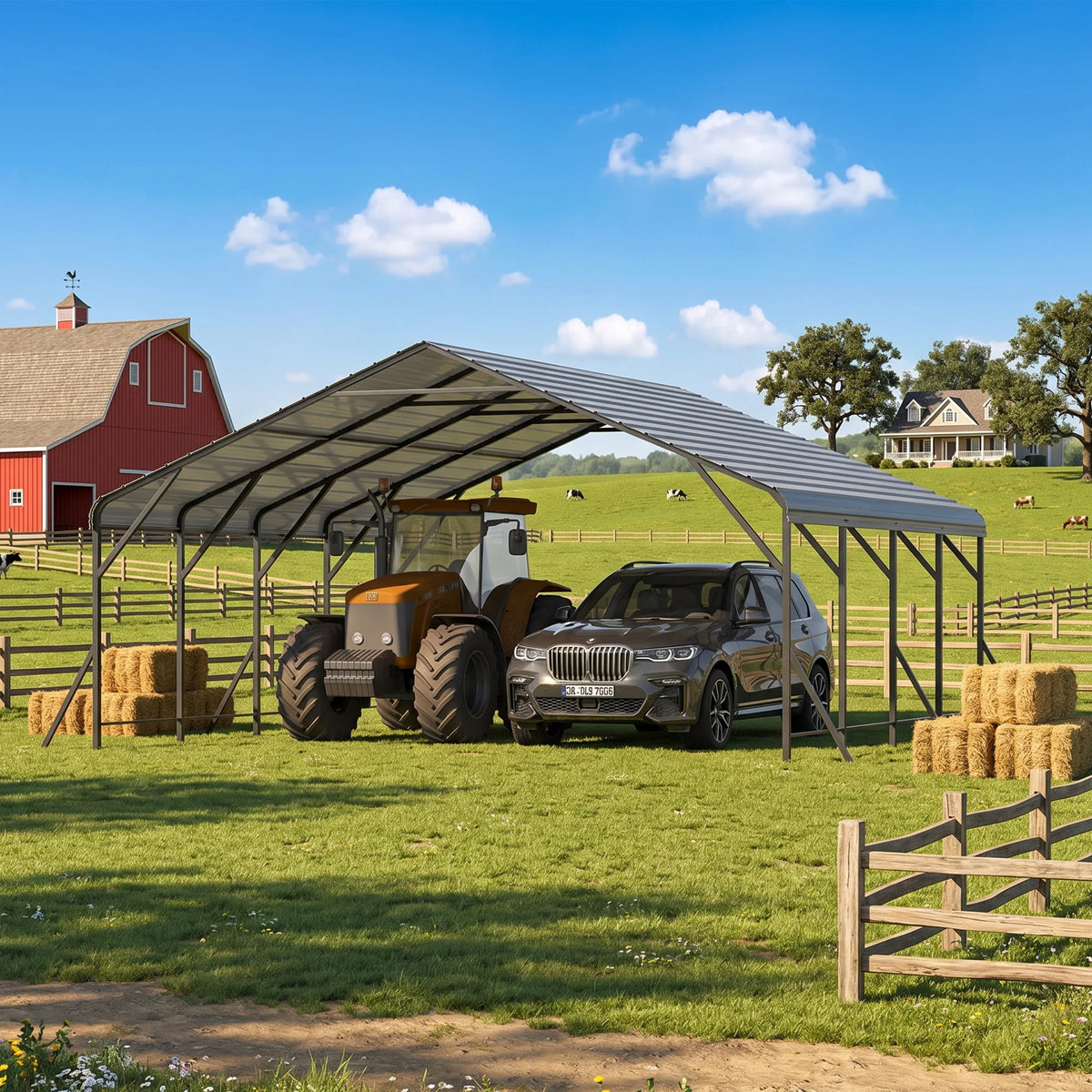 20x20FT Metal Carport