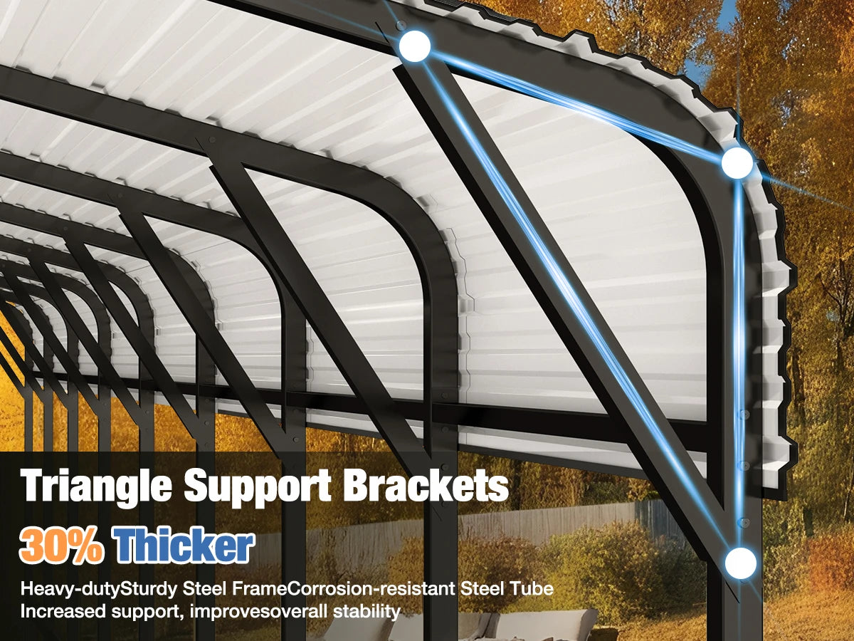 Multi-Size Metal Carport
