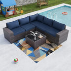 7 Pieces Patio Furniture Set