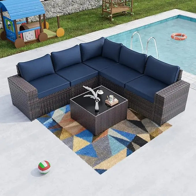 7 Pieces Patio Furniture Set