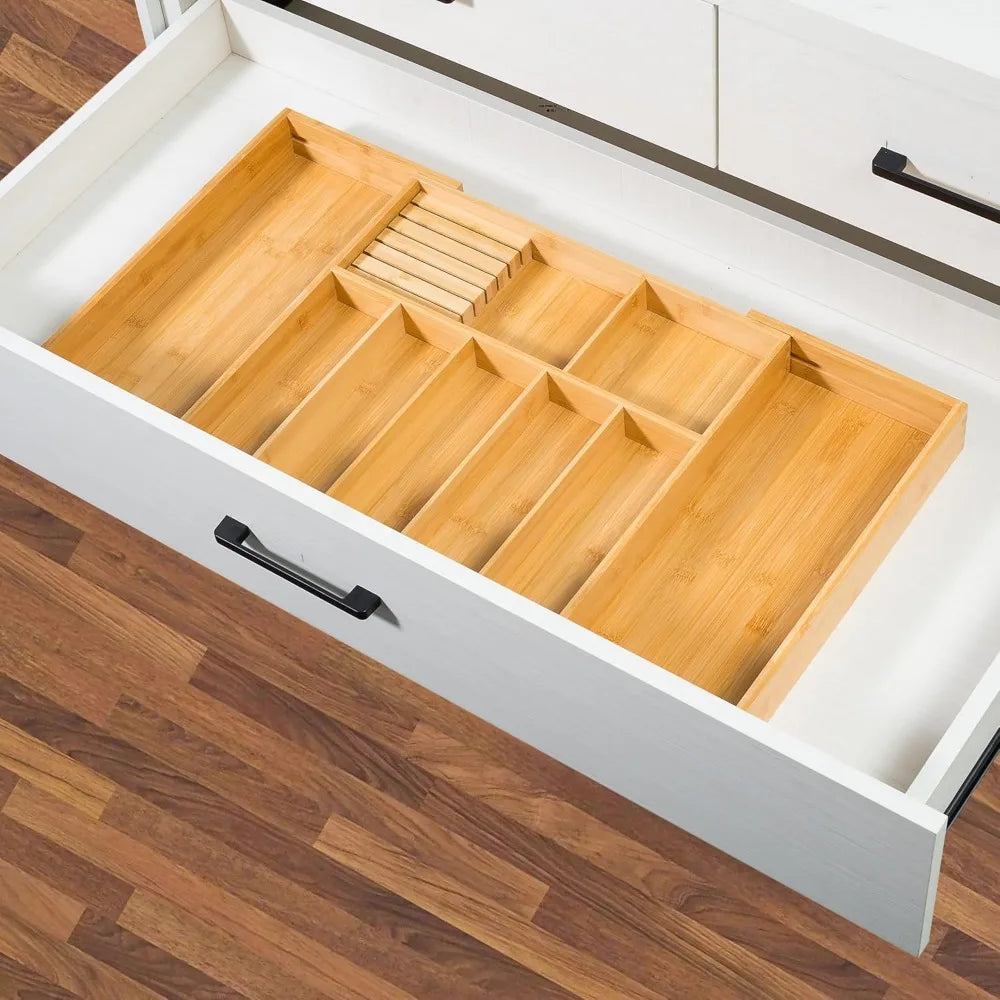 Extra Large Bamboo Utensil Holder