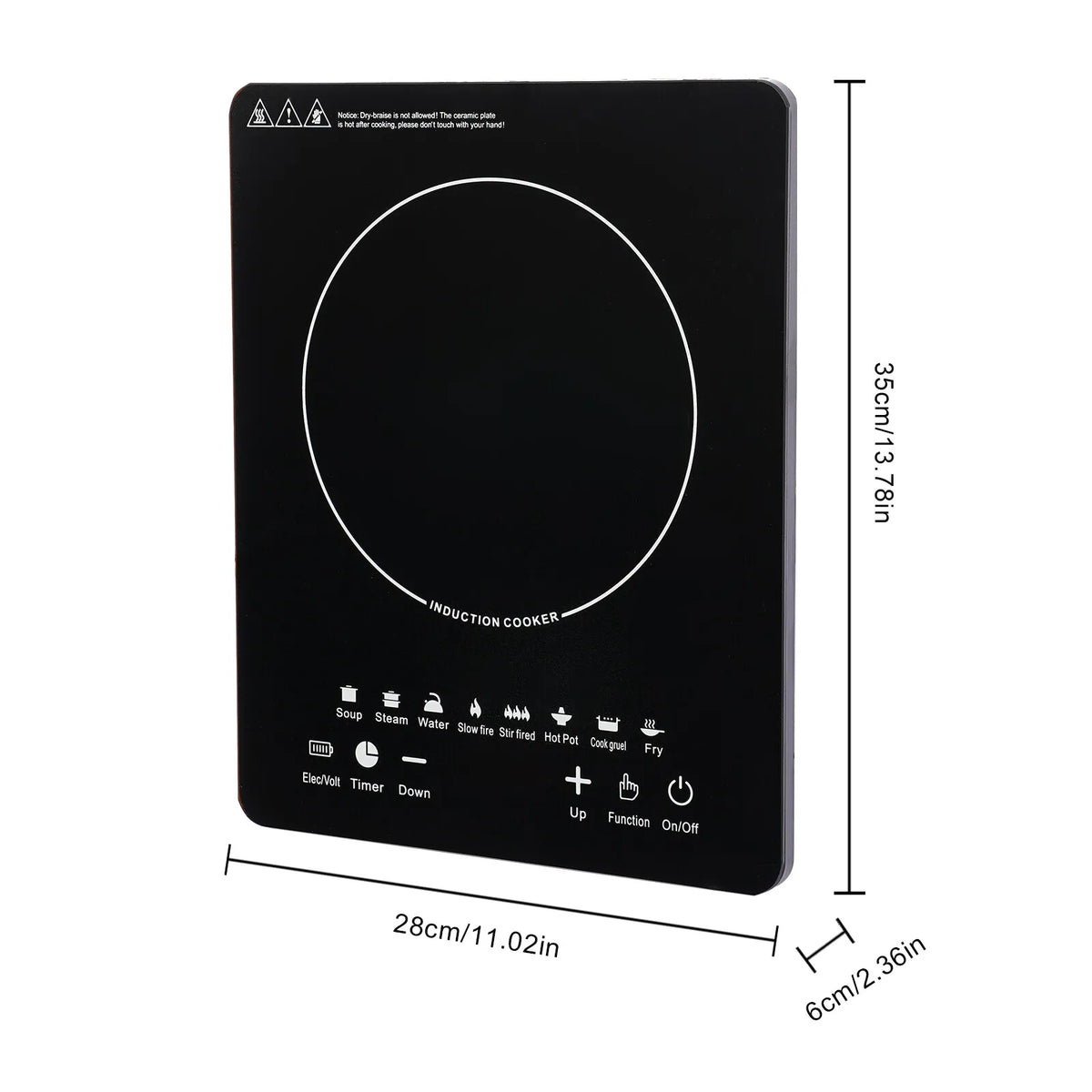 750W Electric Induction Cooktop