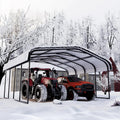 20x20 Foot Heavy Duty Metal Carport
