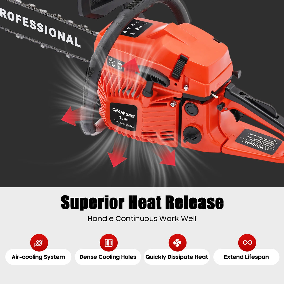 20-Inch Gas Chainsaw
