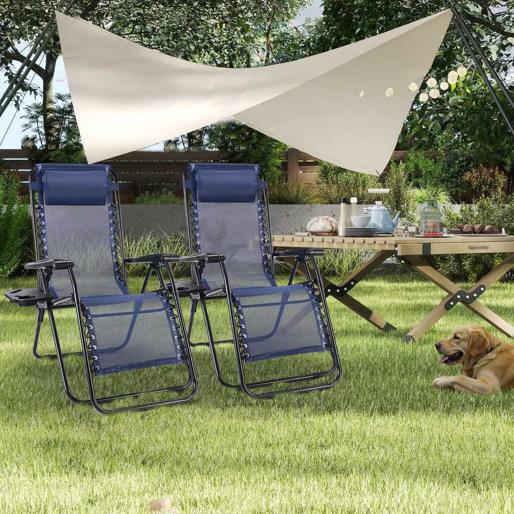 Set Of Two Zero Gravity Recliner Chairs