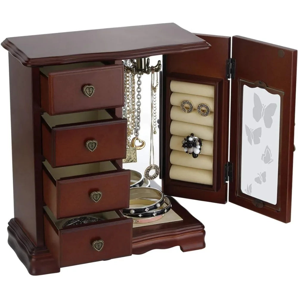Solid Wooden Jewelry Box