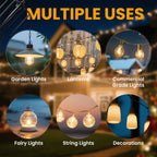 Patio String Lights and Poles