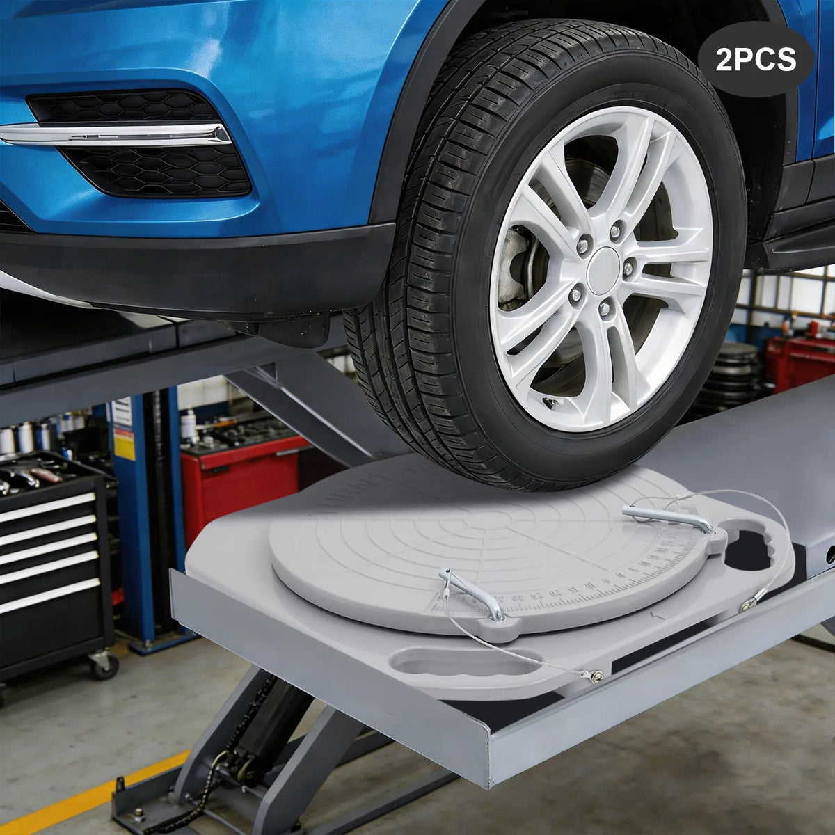 Front End Wheel Alignment Turn Plates