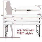Folding Table 4 Foot Lightweight