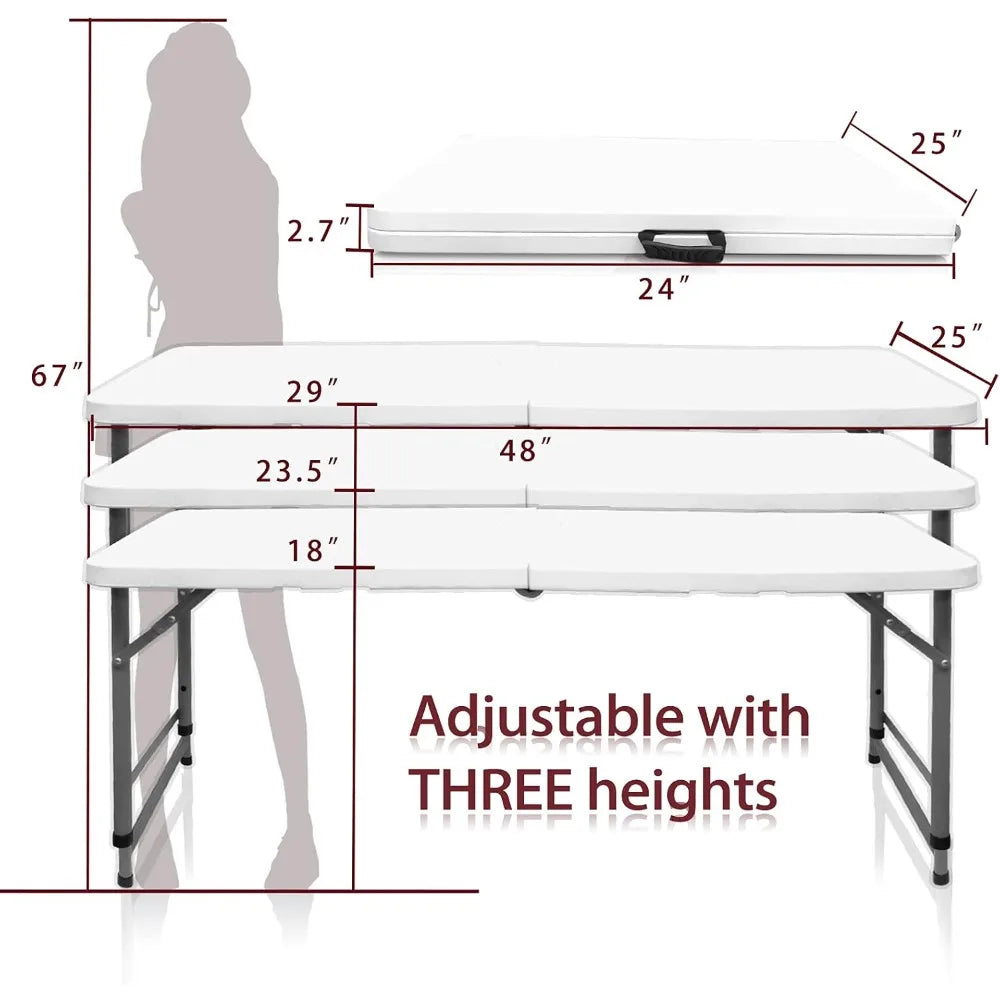 Folding Table 4 Foot Lightweight