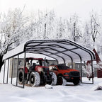 20x20 Foot Heavy Duty Metal Carport