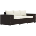 Wicker Outdoor Couch with Storage