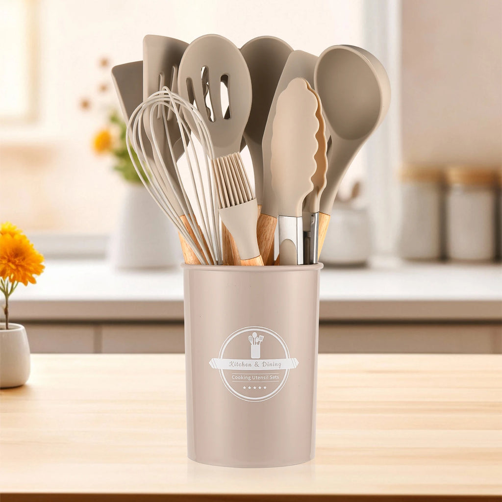 12 Pcs Silicone Kitchen Utensils Set