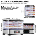 5 Tray Food Dehydrator