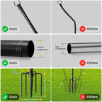 Patio String Lights and Poles