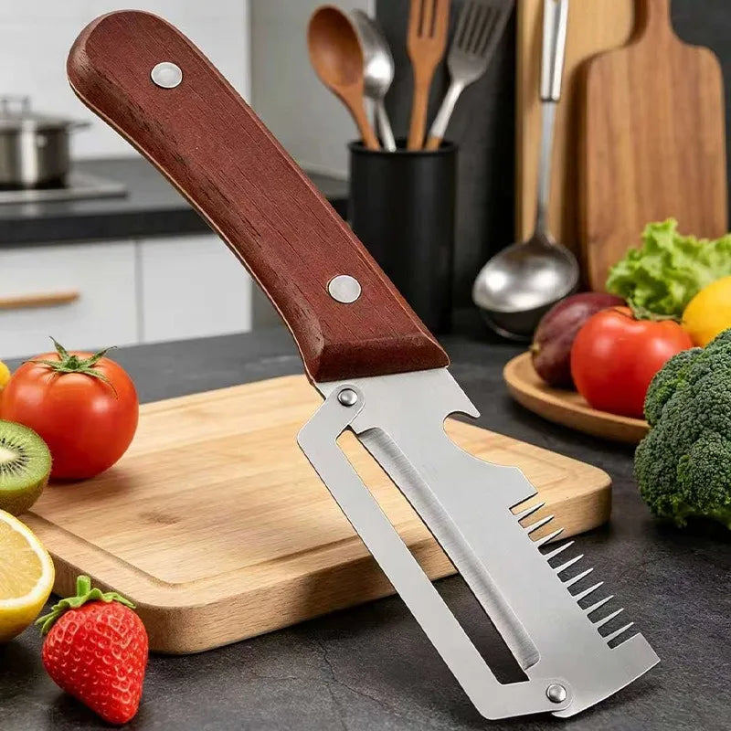 3-in 1 Stainless Steel Vegetable Peeler