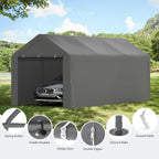 10x20 Heavy Duty Portable Carport