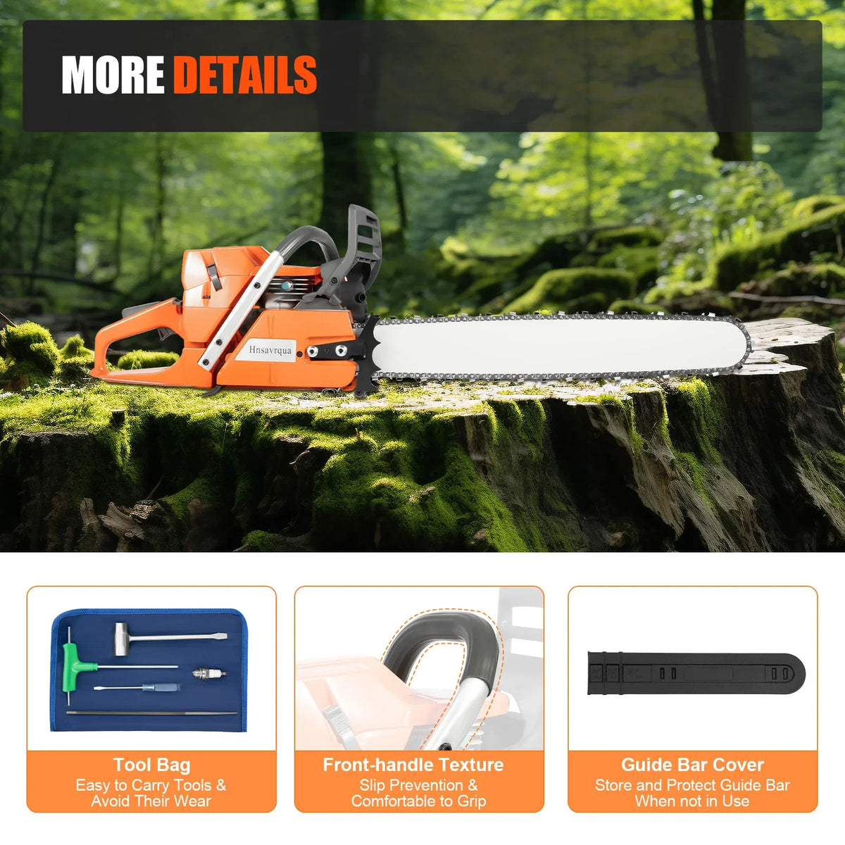 24" Gas Powered Chainsaw