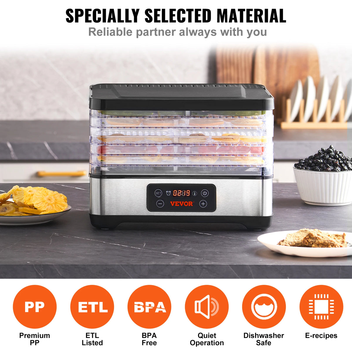 5 Tray Food Dehydrator