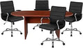5 Piece Oval Conference Table Set