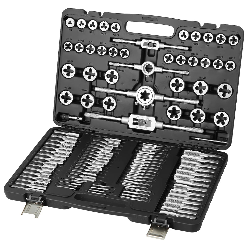 Tap and Die Set 116PCs Metric & SAE
