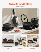 17 Pcs Nonstick Cookware Set