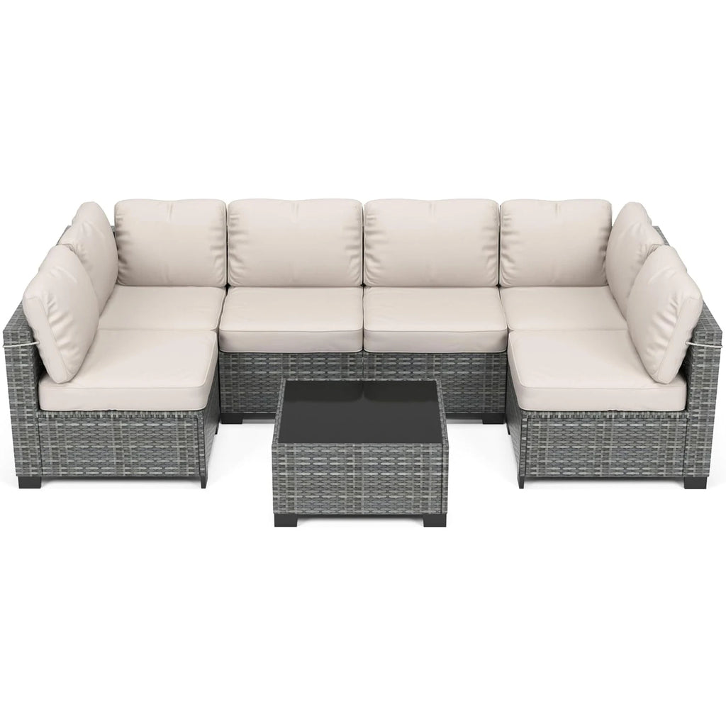 7-Piece Modular Outdoor Furniture Set