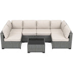7-Piece Modular Outdoor Furniture Set