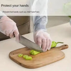 10-Piece Clear Disposable Gloves
