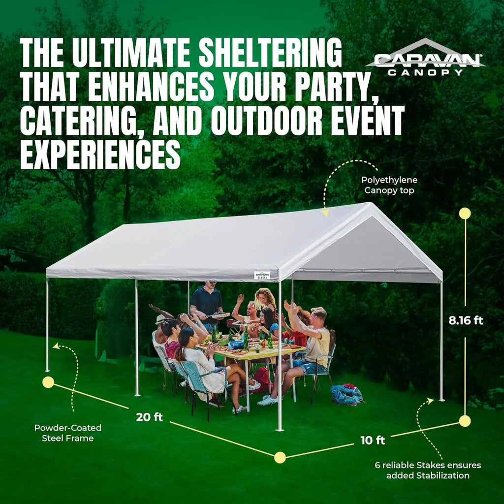 Heavy Duty Steel Frame Pop Up Carport