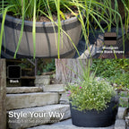 Polyethylene Whiskey Planter for Indoor or Outdoor Gardening