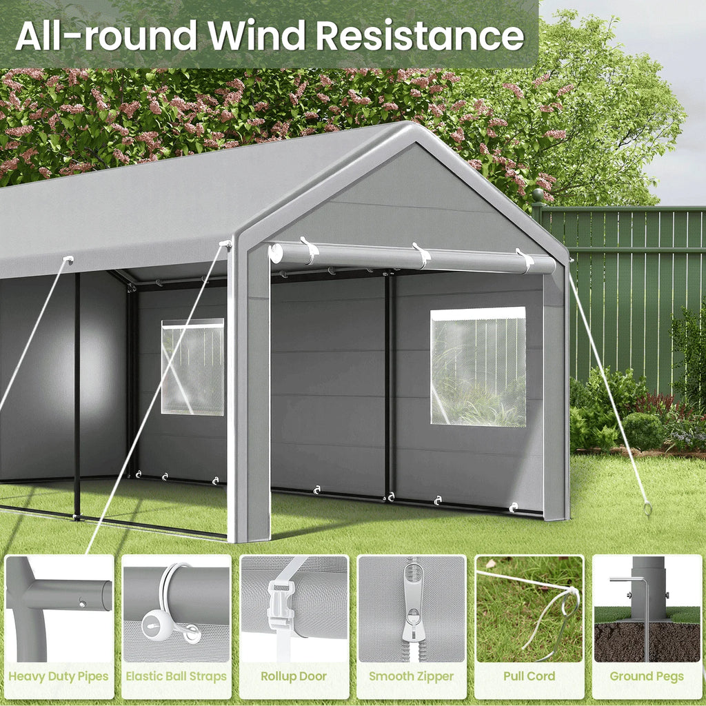 10x20 Ft, Heavy Duty Carport