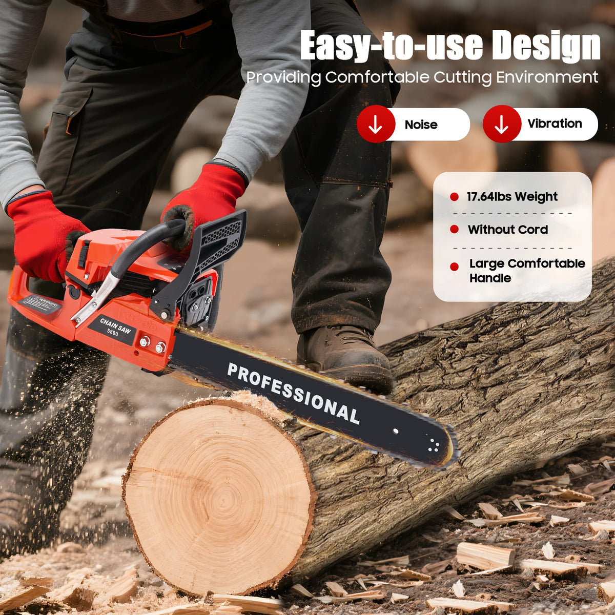 20-Inch Gas Chainsaw