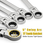 Ratchet Wrench Set Metric 8-19mm