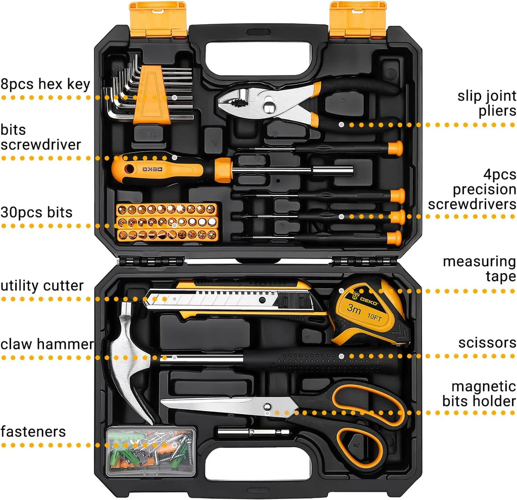 50 Piece General Household Toolbox