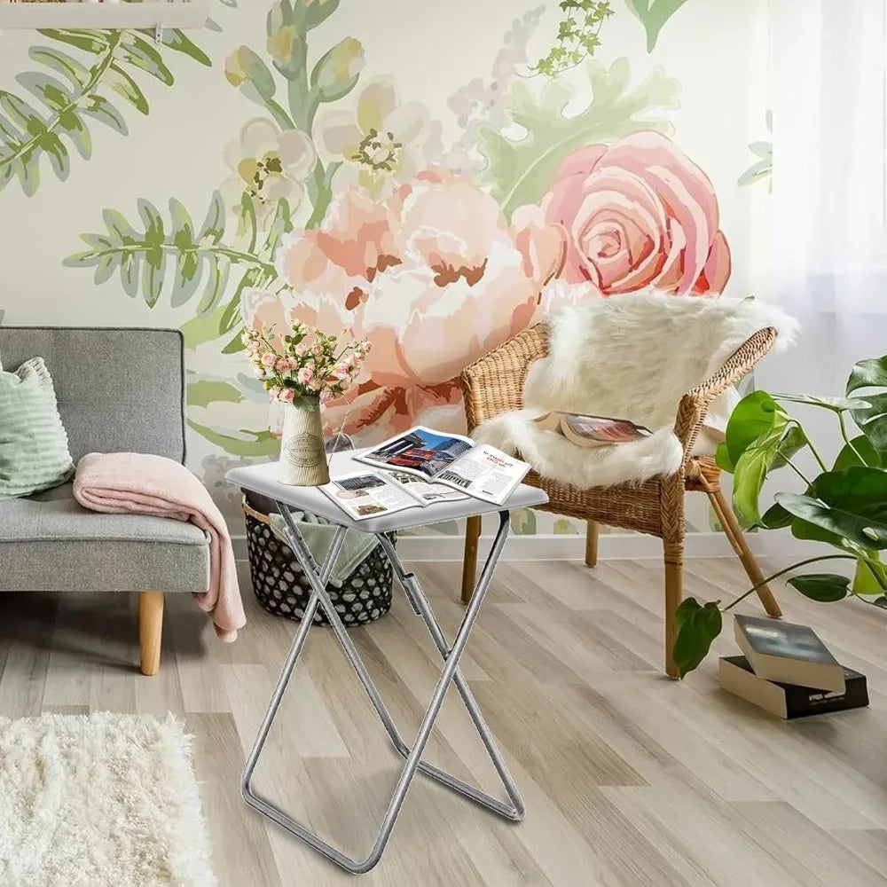 2 pc Folding TV Tray Table