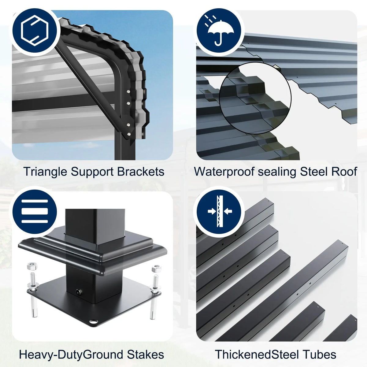 Multi-Size Metal Carport