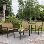 4 Piece Poolside Patio Furniture Set
