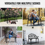 Outdoor Metal Garden Bench