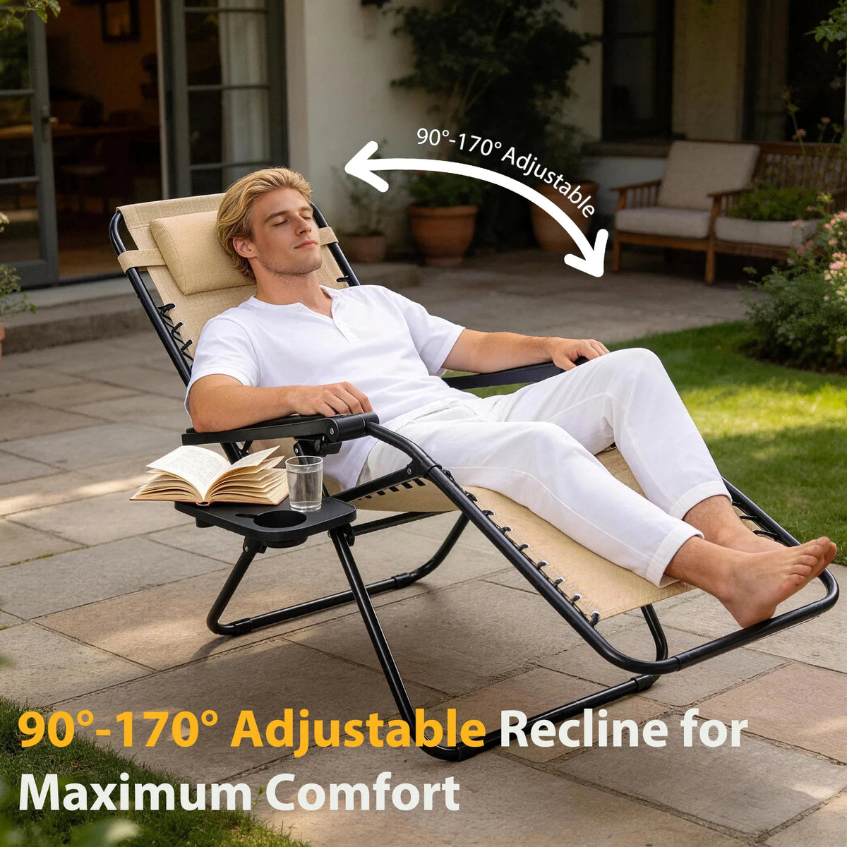 Set Of Two Zero Gravity Recliner Chairs