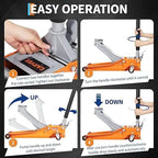 3 Ton Low Profile Hydraulic  Floor Jack with Dual Piston