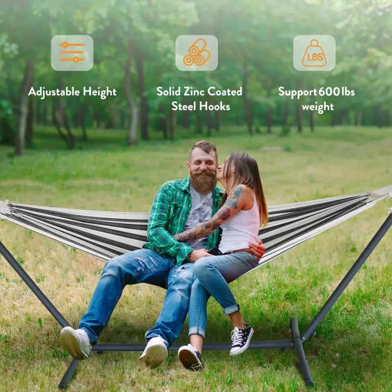 Adjustable Stand Hammock - 600lb Capacity