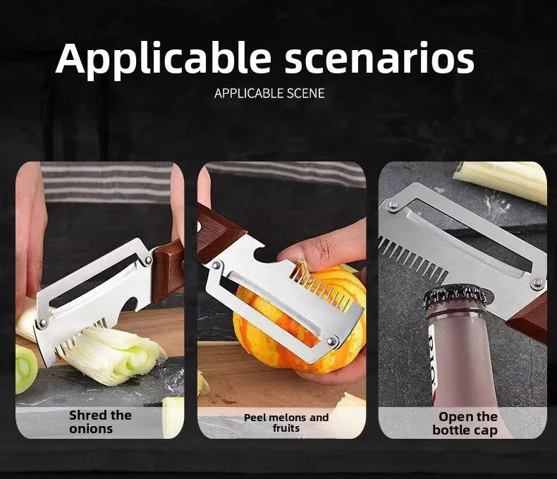 3-in 1 Stainless Steel Vegetable Peeler